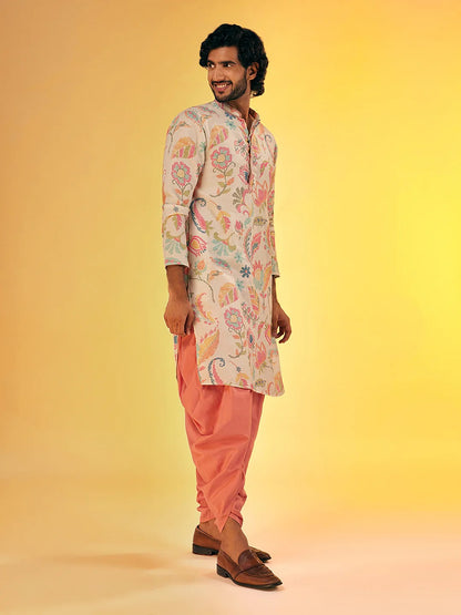 Men's Multi Haldi Kurta