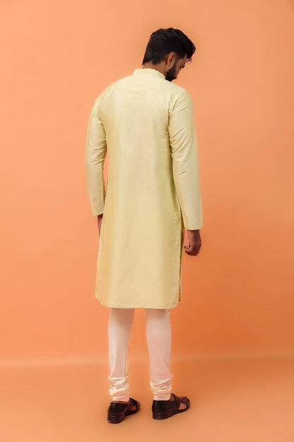 Men Yellow Haldi Kurta