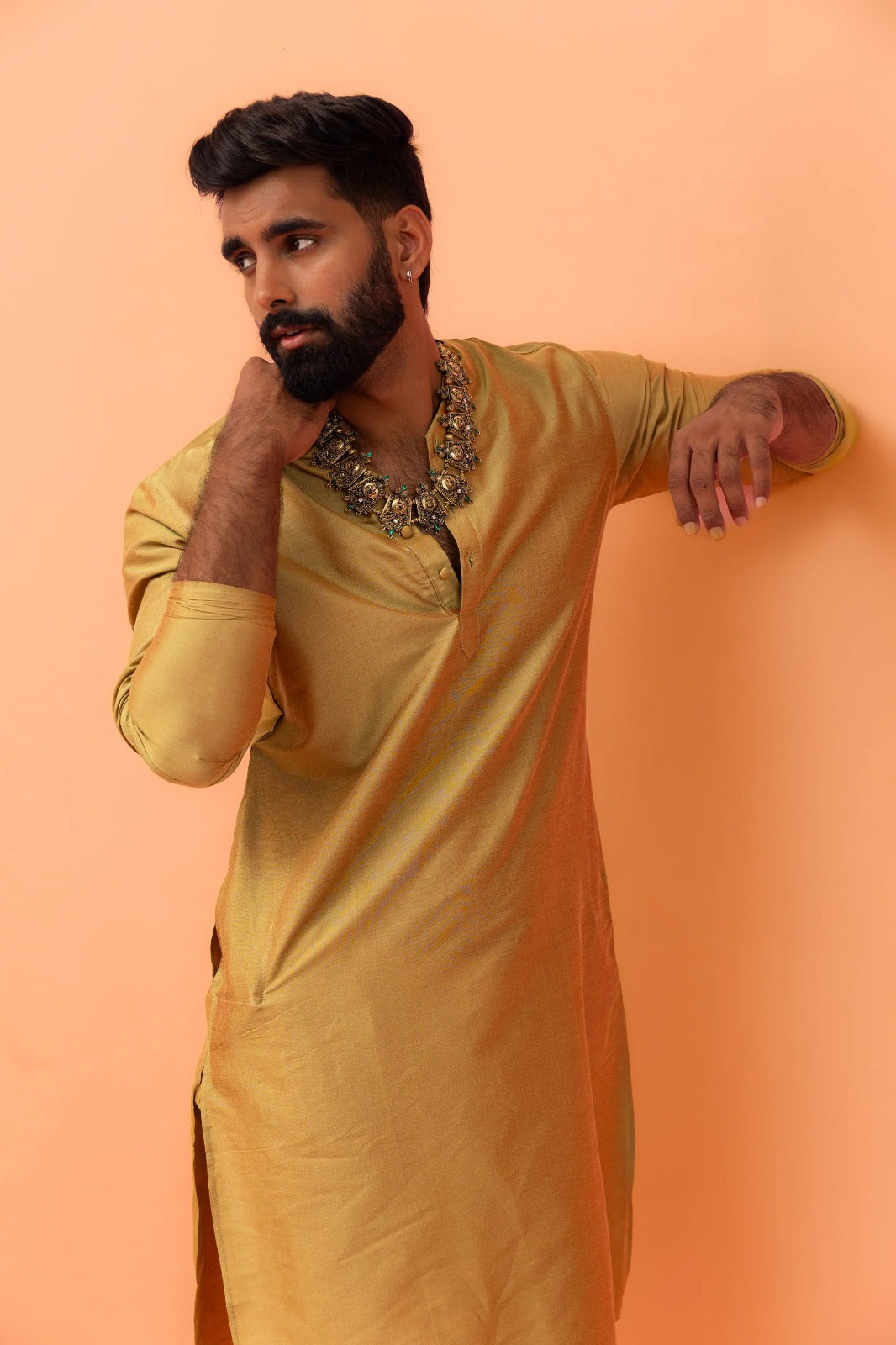 Men Yellow Haldi Kurta